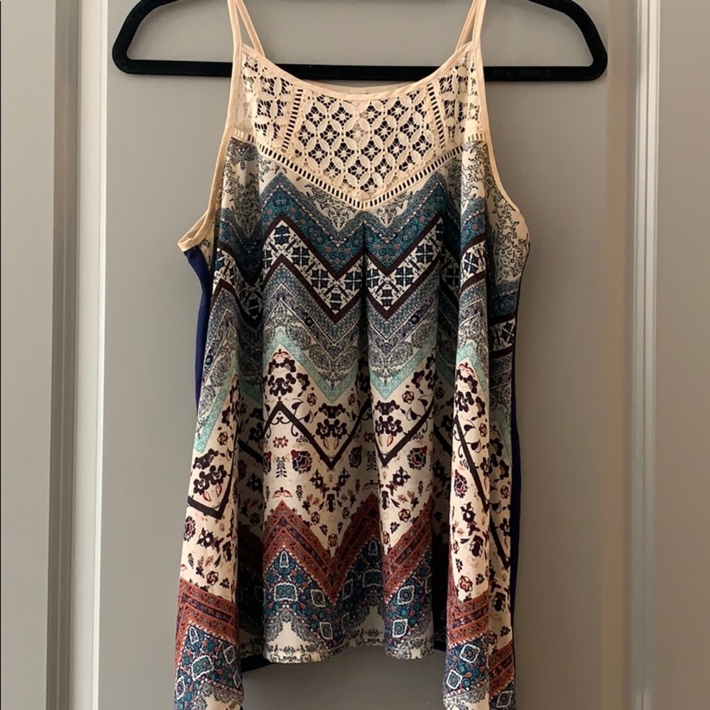 Flowing Patterned Top